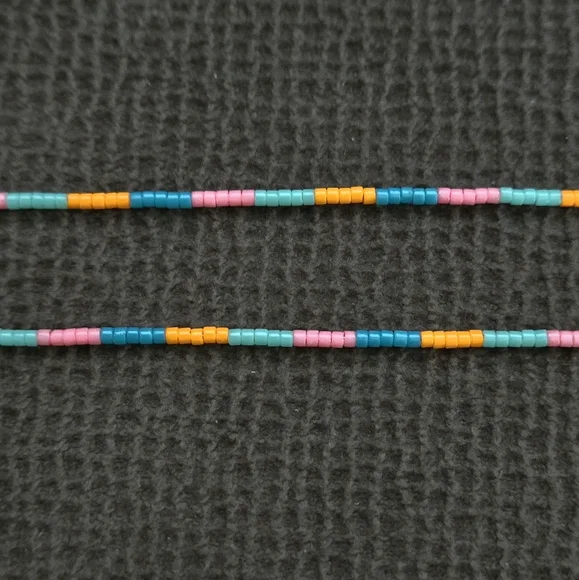 Gorjana "Gigi Stripe" Glass🪟 Bead Necklace - NWT - Picture 4 of 16